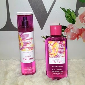 Pink Tie Dye Beauty Set